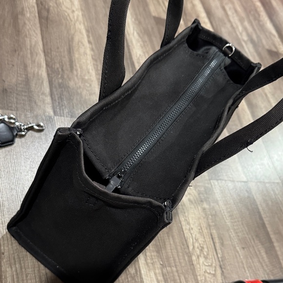 Marc Jacobs Small Black Tote with White Lettering - Picture 7 of 12